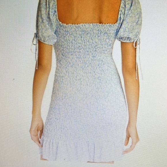 Blue Floral Dress Lost + Wander - Picture 4 of 5